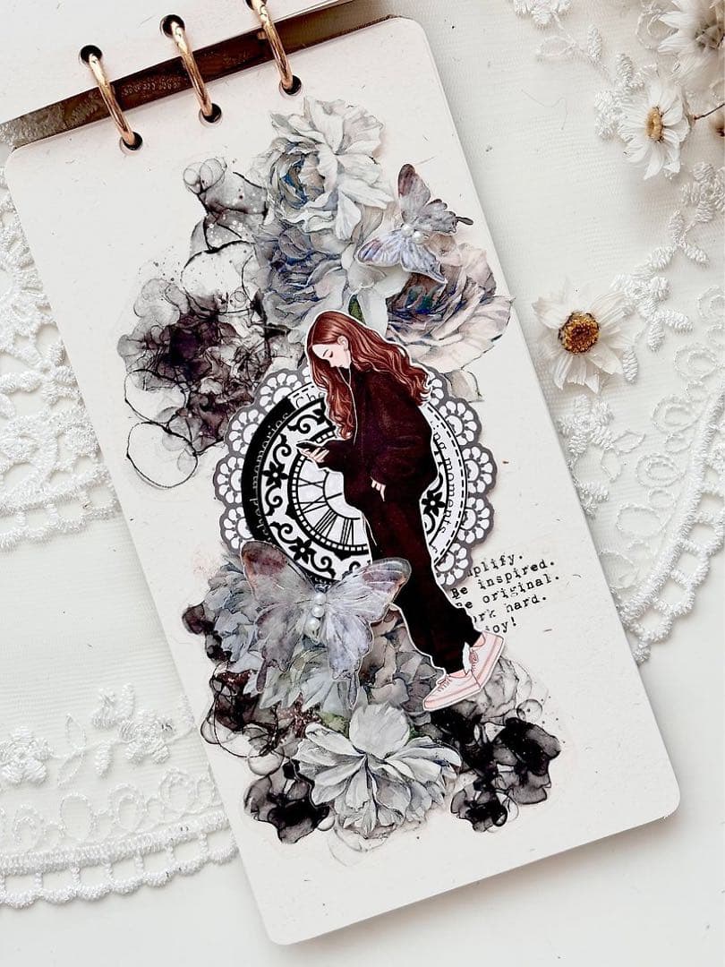 コラージュ素材　紙もの　素材紙　【1827】