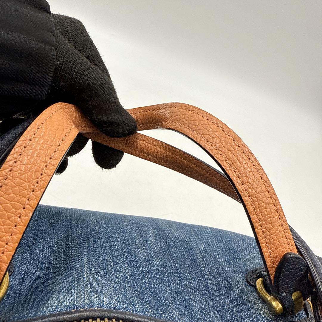 COACH coach コーチ ハンドバッグ ショルダーバッグ デニム