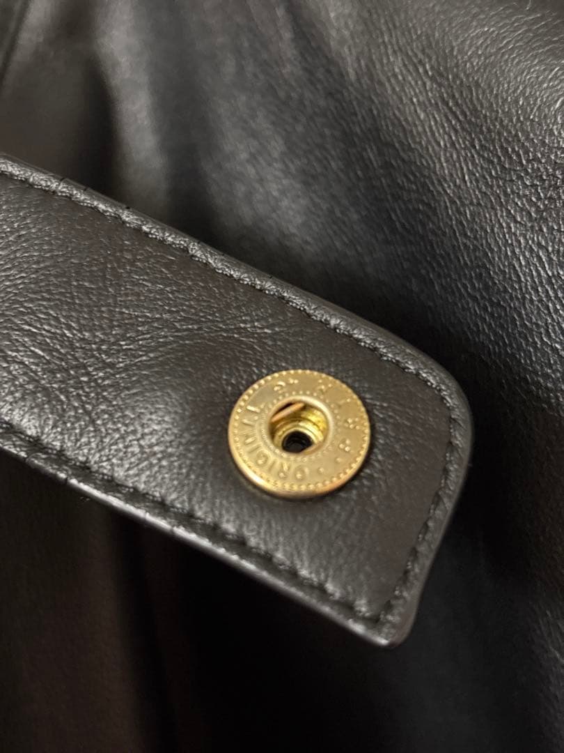 定価15万【CALIBRO 12 】バーニーズ別注 ラムレザー ライダース 美品