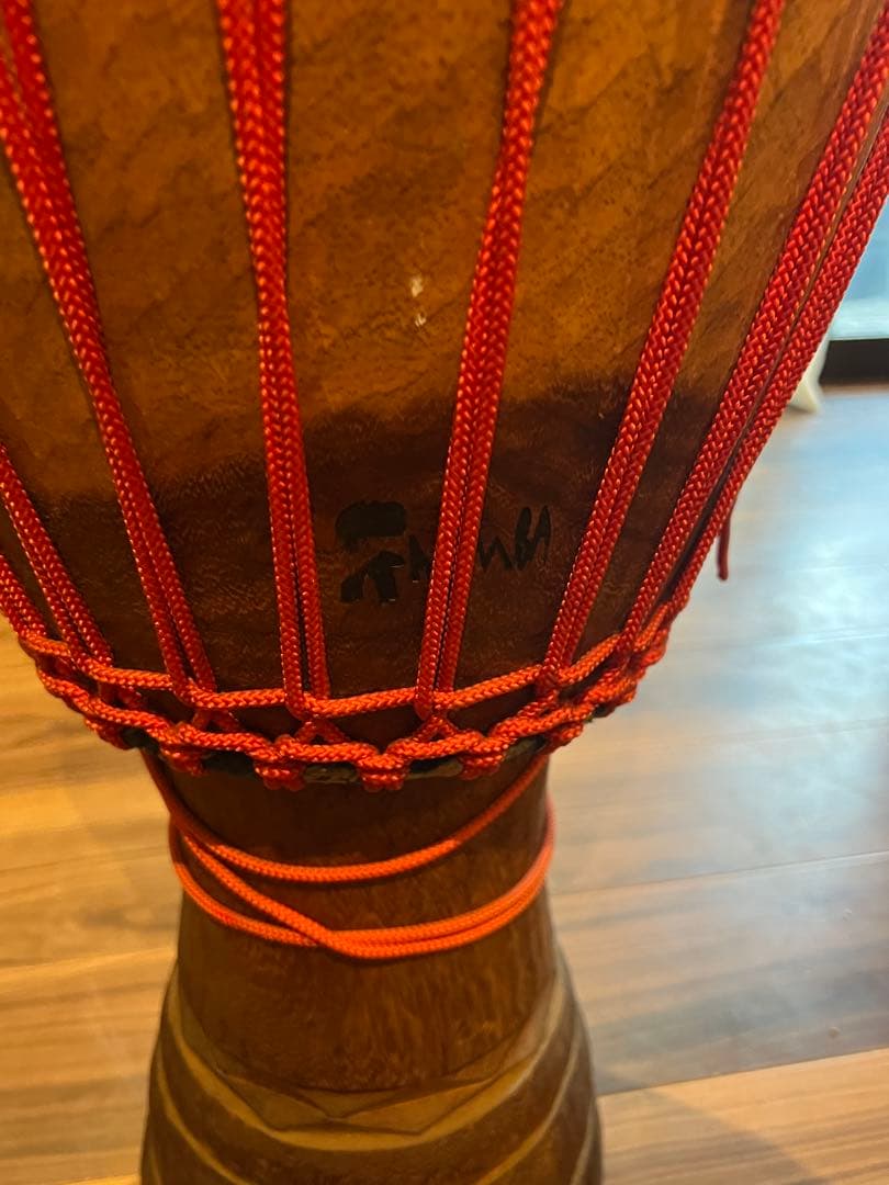 木製パーカッション 楽器　打面30センチジャンベ