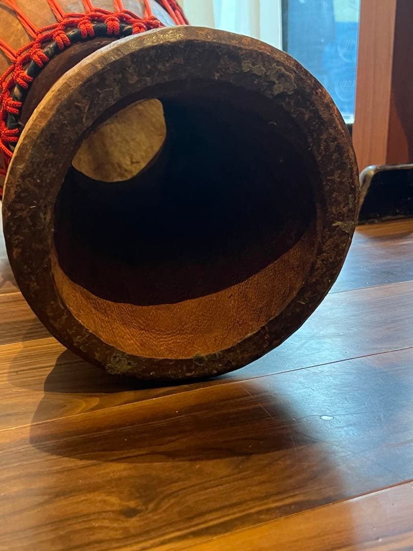 木製パーカッション 楽器　打面30センチジャンベ