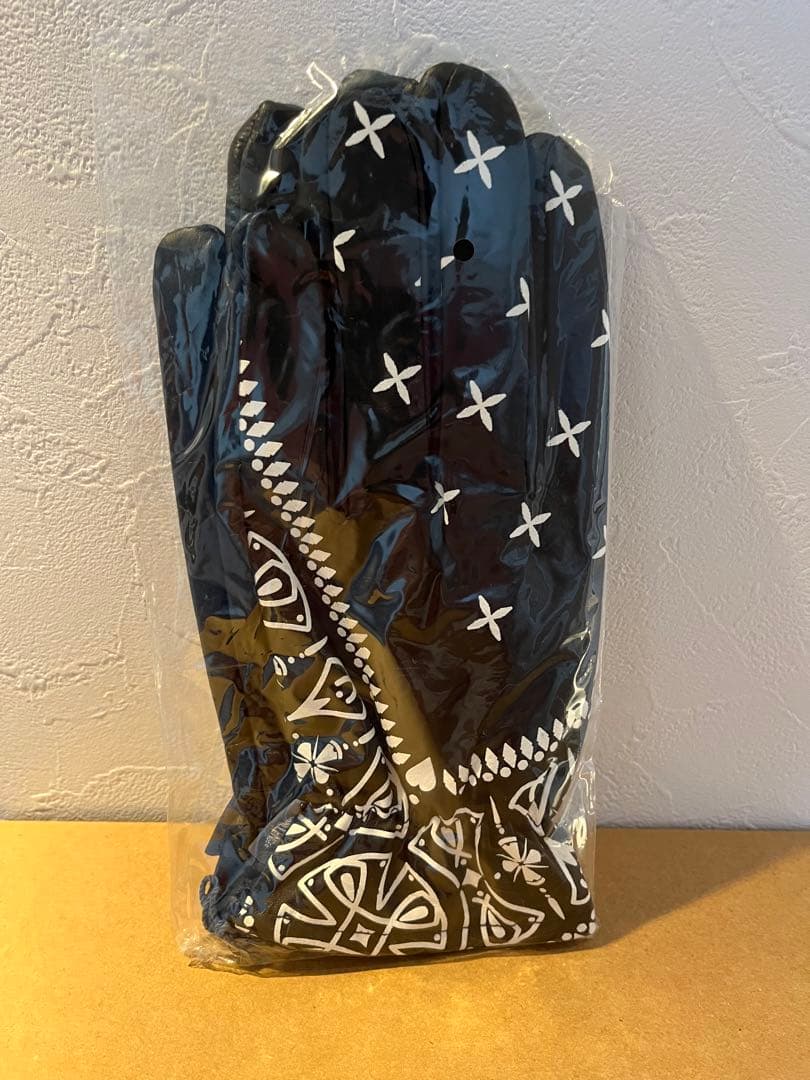 KJ&co　challenger レザーグローブ ペイズリー Mサイズ