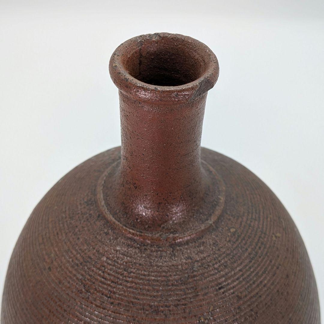 江戸末期 古備前 徳利 平八郎（木村泰武）の作 とっくり 花生 花瓶 備前焼