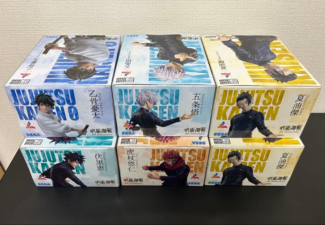 ラウンドワン限定 呪術廻戦 5周年 luminasta フィギュア 6体セット