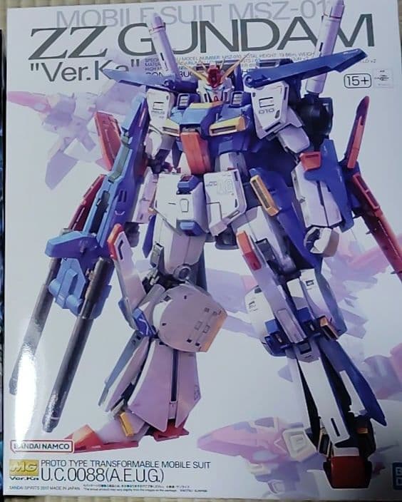 バンダイ ガンプラ MG 1/100 ZZガンダム Ver.Ka ダブルゼータ
