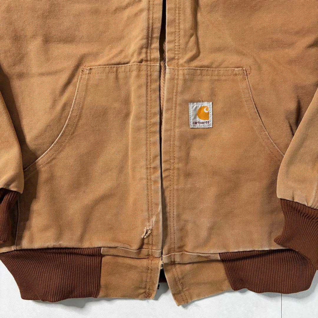 USA製 Carhartt アクティブジャケット 90s ブラウン キャメル L