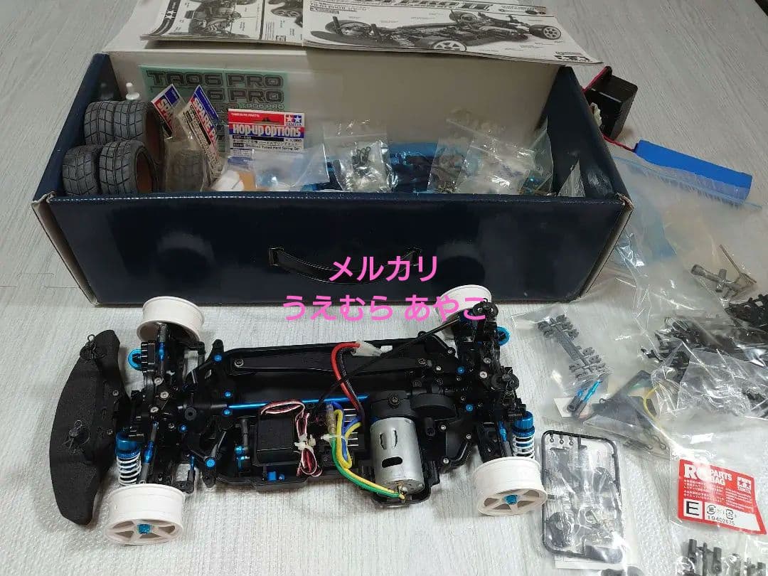タミヤ 電動RC TB-04 PROⅡ シャーシ＋プロポ（ファインスペック）白