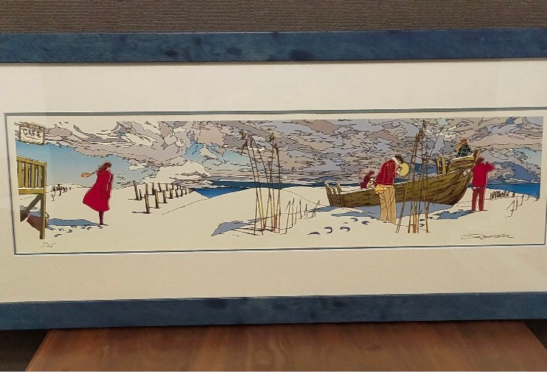 TUBE CDジャケット⭐︎コラボ作品 【わたせせいぞう絵画】遥かなる僕たちの海