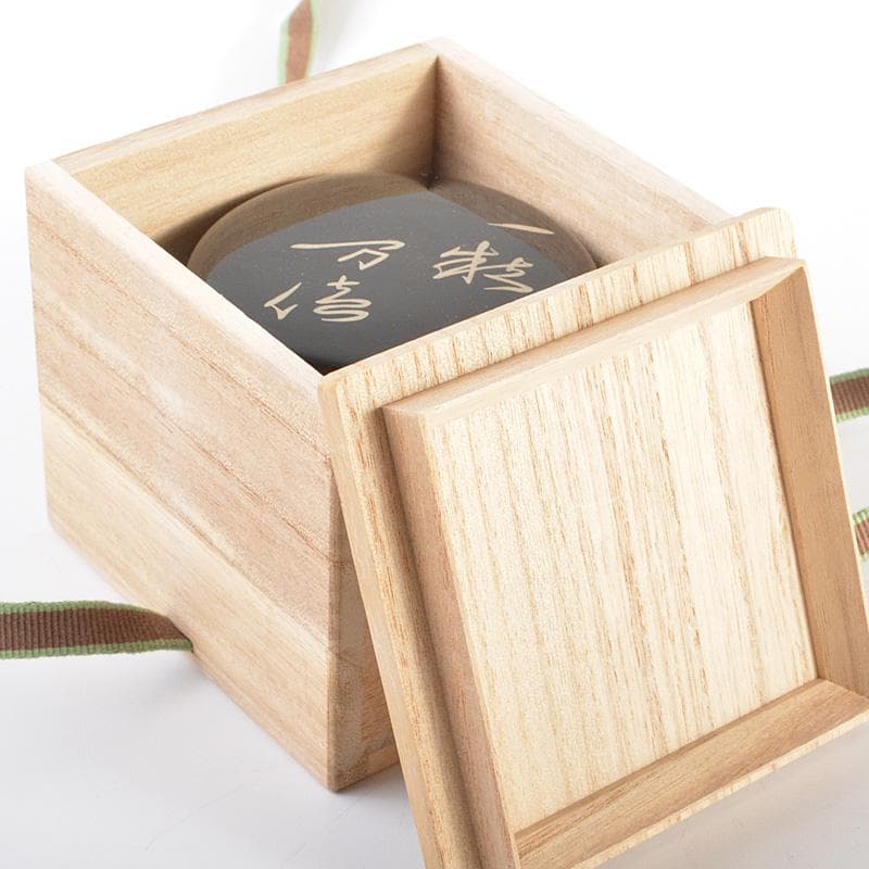 越前蒔絵師　宮田宗景作　玄々斎好写　一粒万倍　徳風棗　平棗　共箱　V　R6894