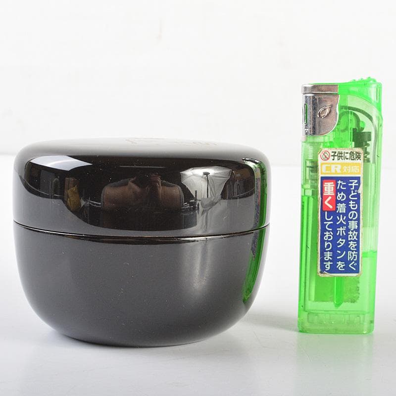 越前蒔絵師　宮田宗景作　玄々斎好写　一粒万倍　徳風棗　平棗　共箱　V　R6894