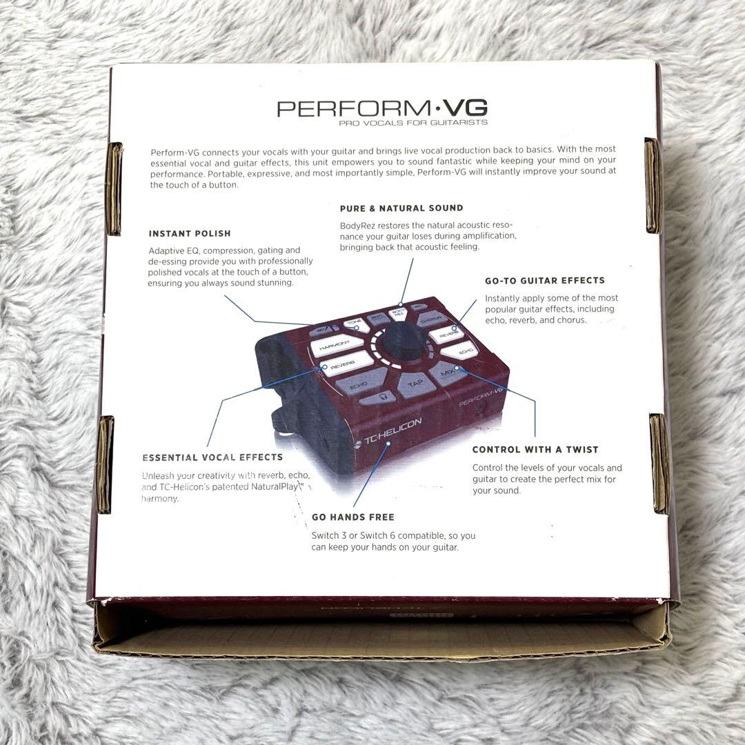 TC-Helicon Perform-VG ボーカルエフェクター 箱・付属品あり