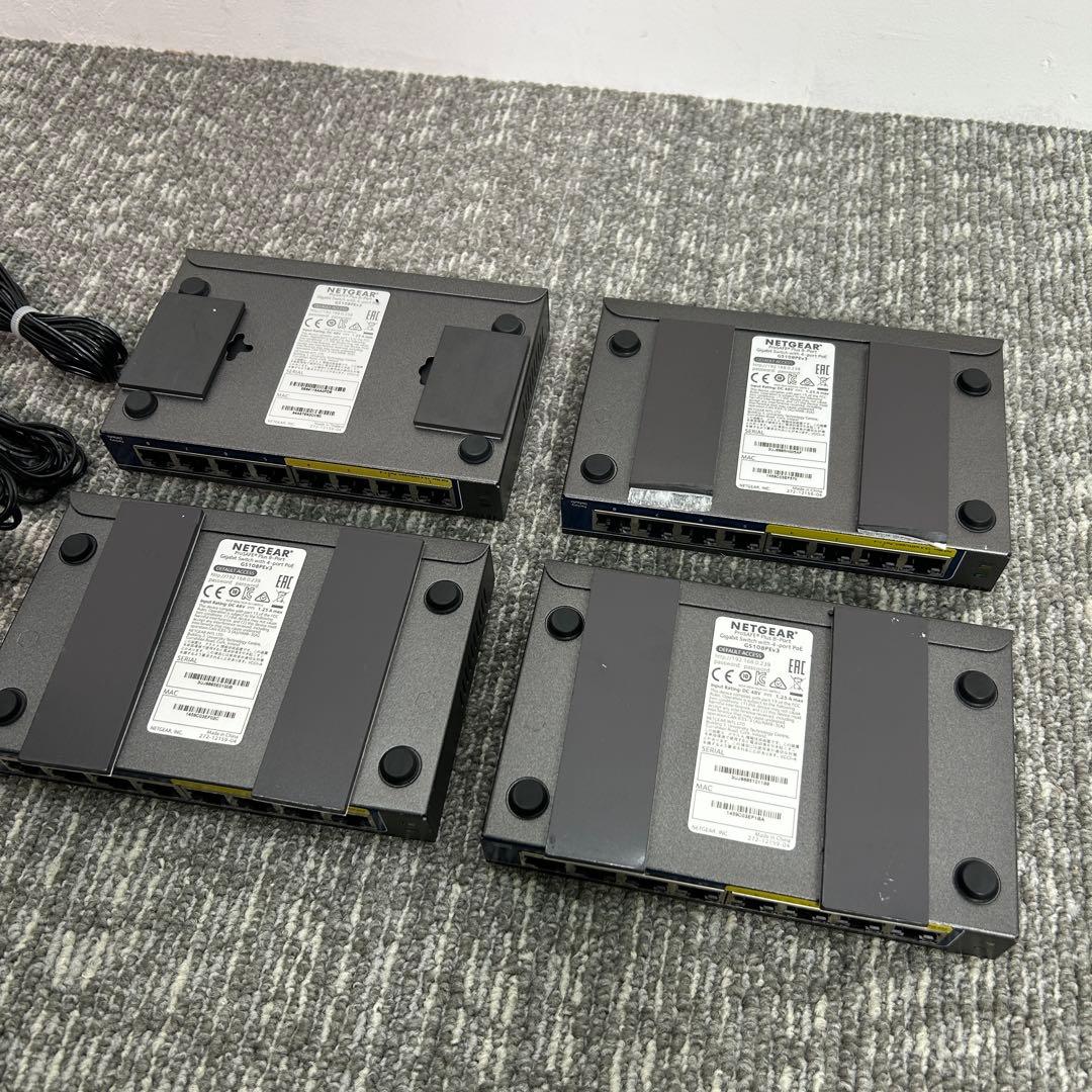 ①【4個セット】傷あり　NETGEAR GS108PEv3 ギガビット