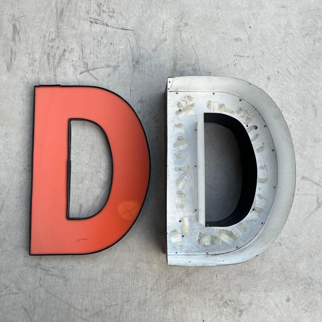 D 看板 アルファベット レターサイン 文字 アメリカ ビンテージ アンティーク
