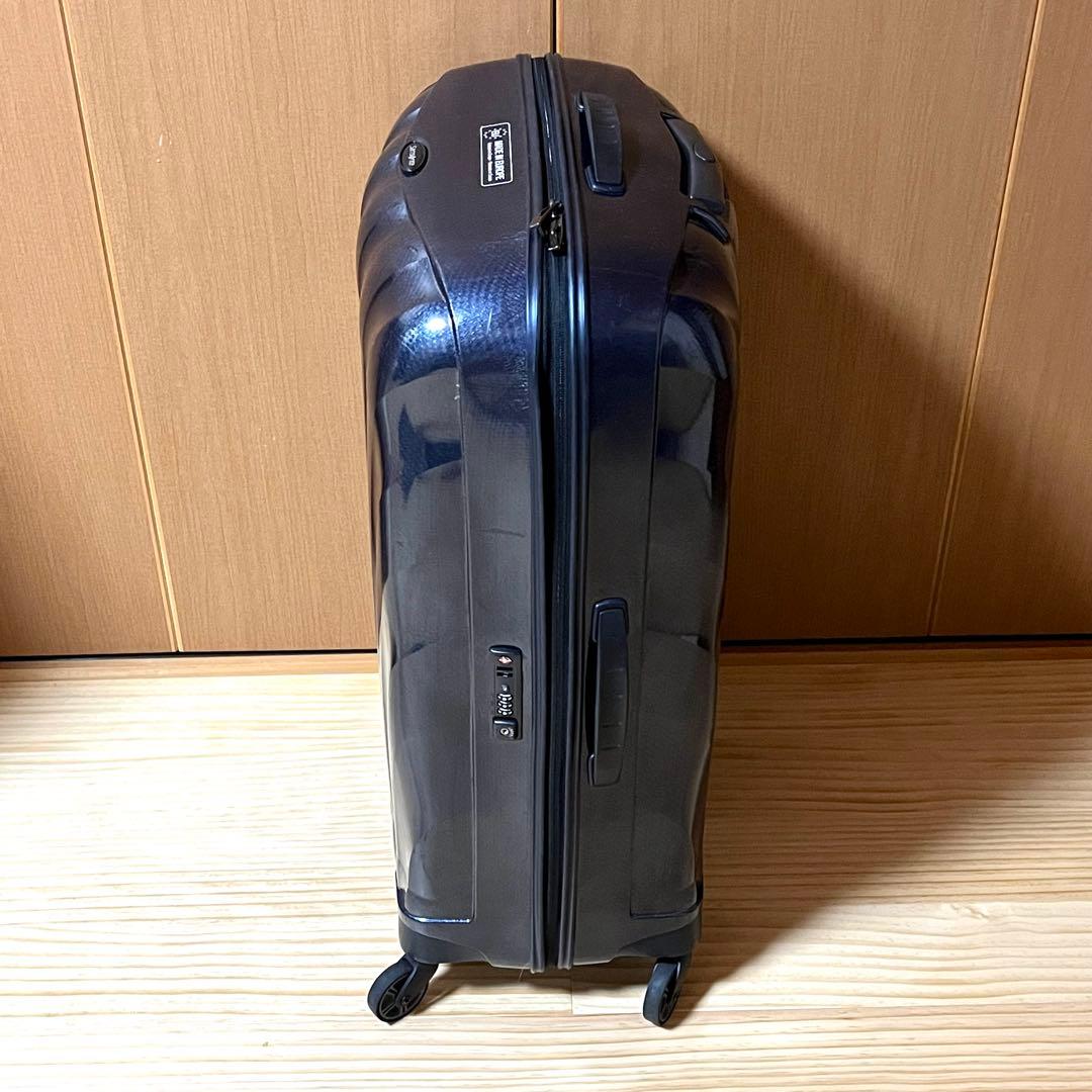 【美品】サムソナイト コスモライト 94L キャリーケース 超軽量 4輪 ブルー