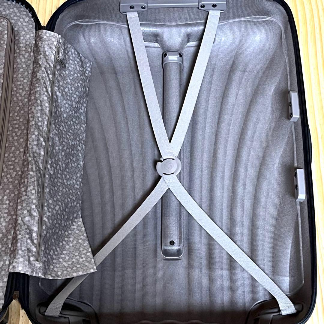 【美品】サムソナイト コスモライト 94L キャリーケース 超軽量 4輪 ブルー