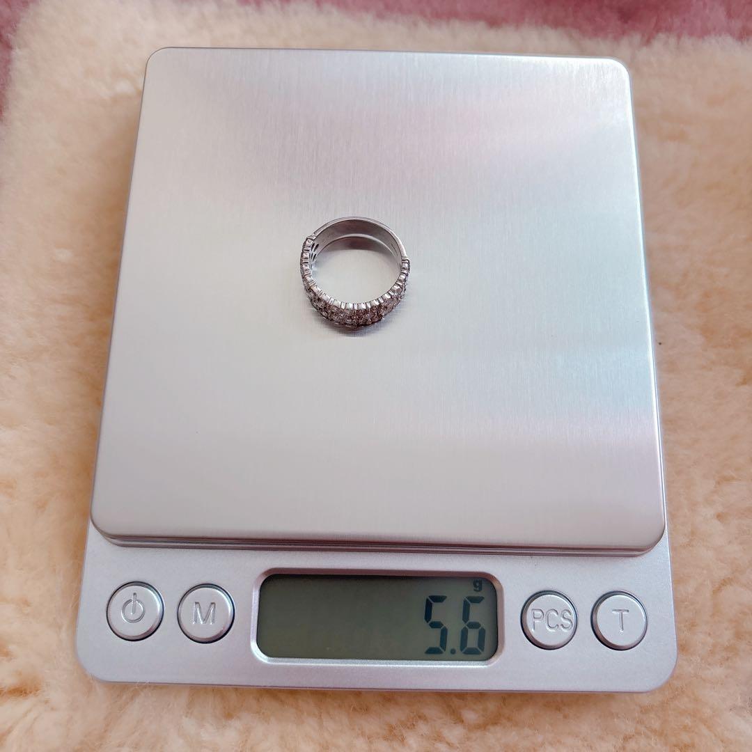 きみさん K18WGダイヤモンド ブラウンダイヤ リング フラワーモチーフ