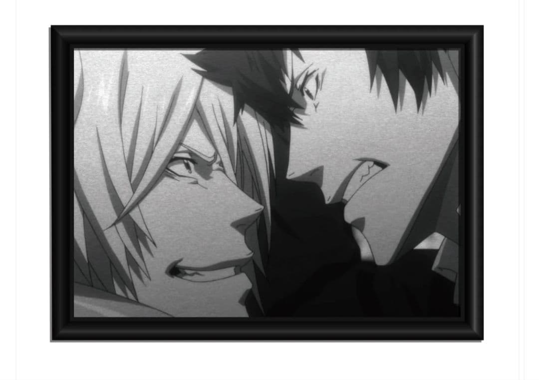 数量限定品　PSYCHO-PASS メタルアート 01 槙島聖護＆狡噛慎也