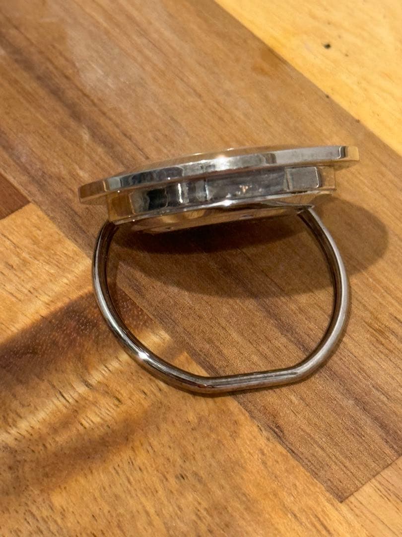 起動中エールフランス公式　旅行時計　AIRFRANCE ポリッシュ済純銀貼り