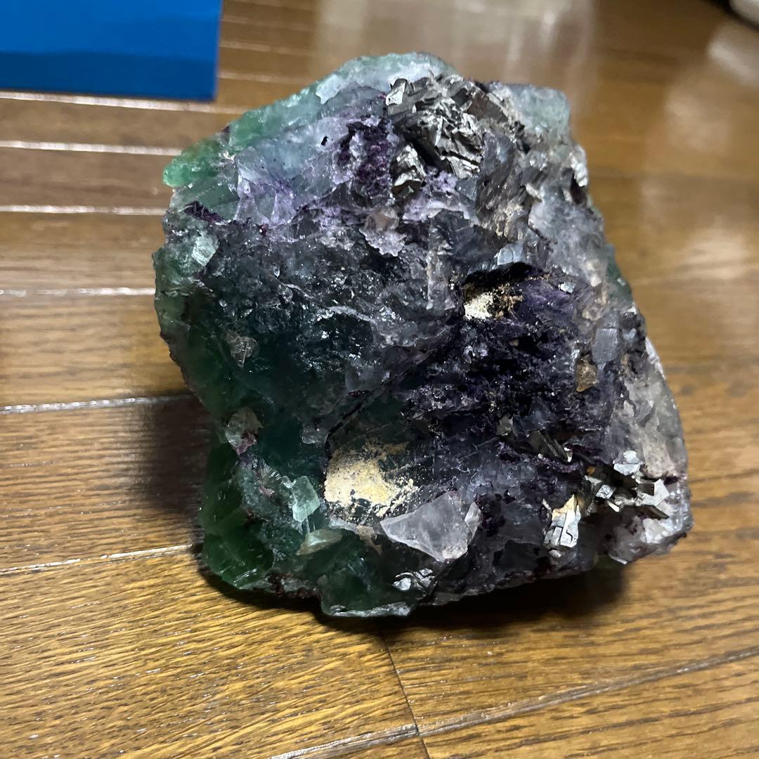 蛍石　黄鉄鉱　水晶　共生鉱物　天然石　原石