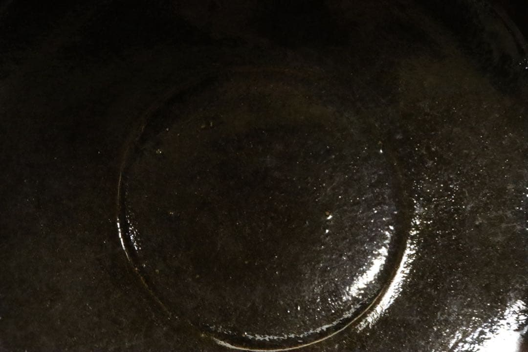 江戸時代中期〜後期 屋島焼 三谷林造 流釉茶碗 近世の茶碗六 所載品黒田陶々庵箱