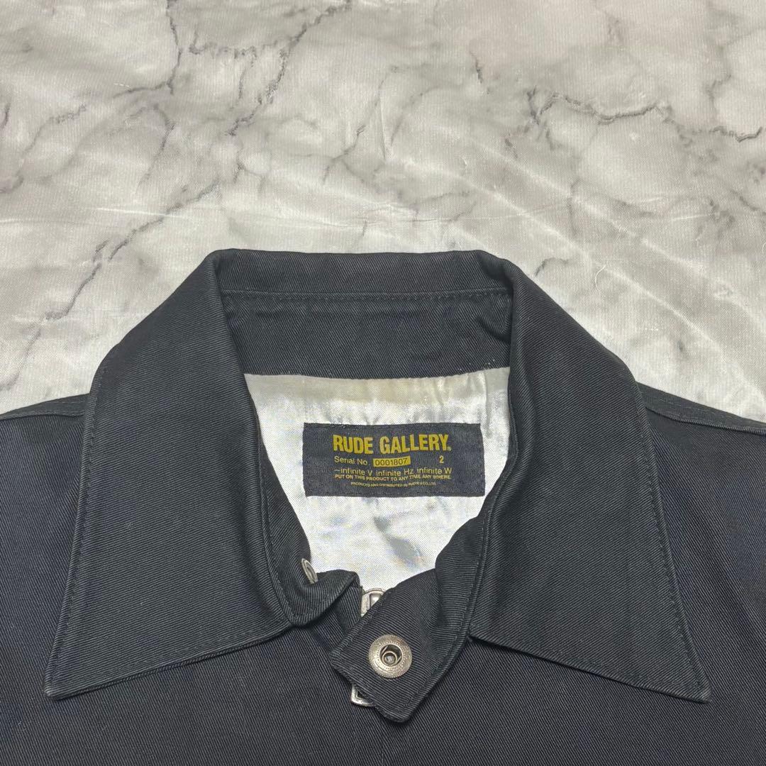 RUDE GALLERY ドリズラージャケット ワークジャケット 刺繍 ダック地