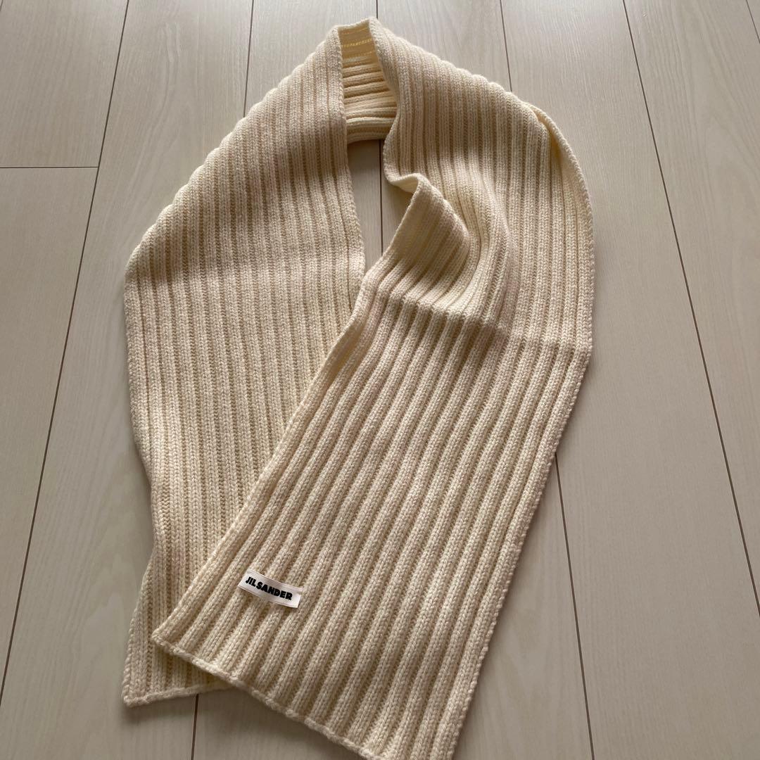 １月18日まで　JIL SANDER ニットマフラー