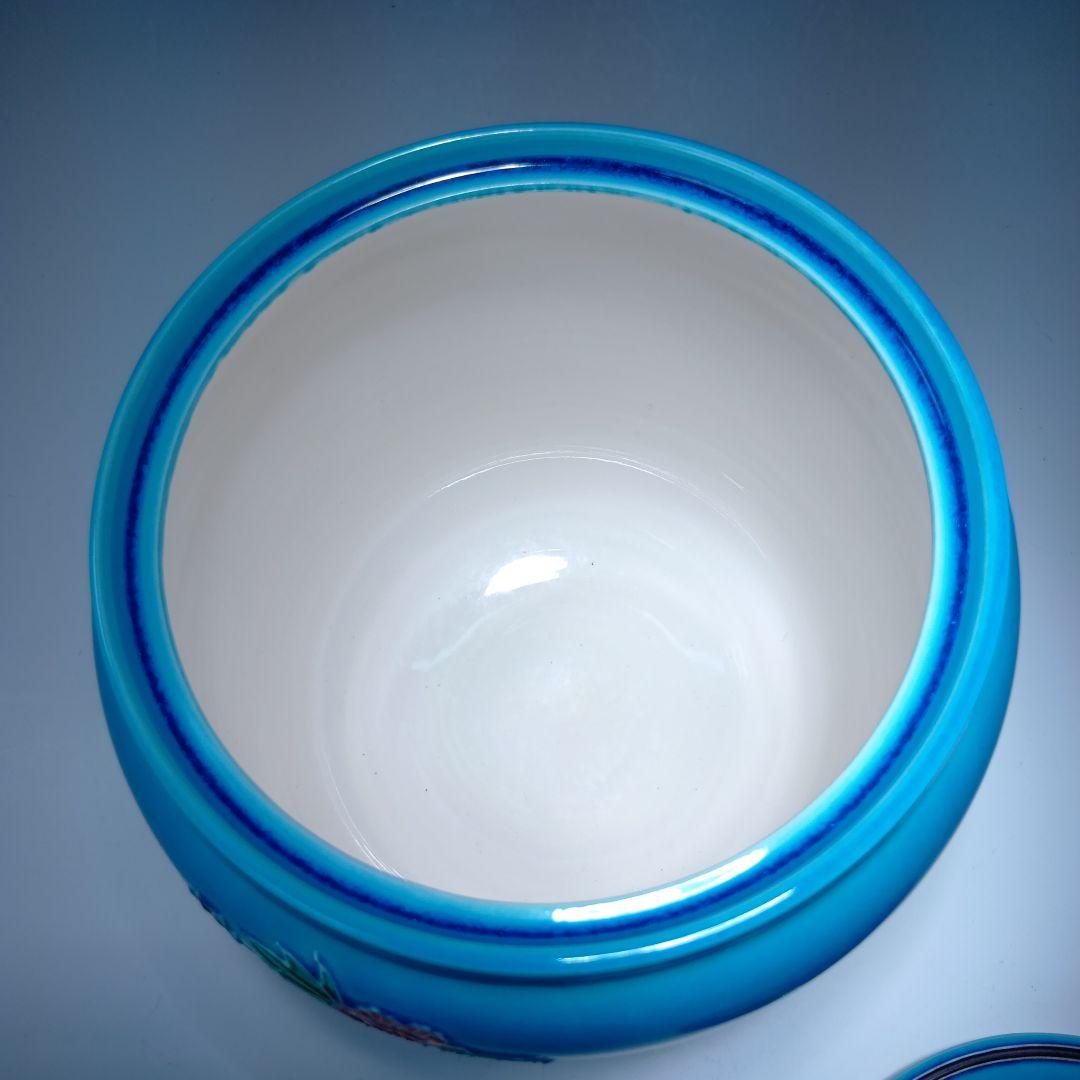 値下げ茶道具　中村翠嵐窯　花丸皆具一式　 共箱　美品