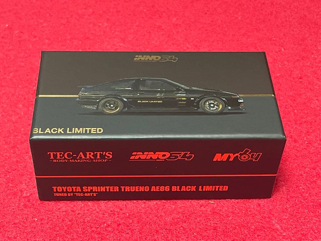 t*k様 トヨタ スプリンター トレノ AE86 ブラックリミテッド 1:64