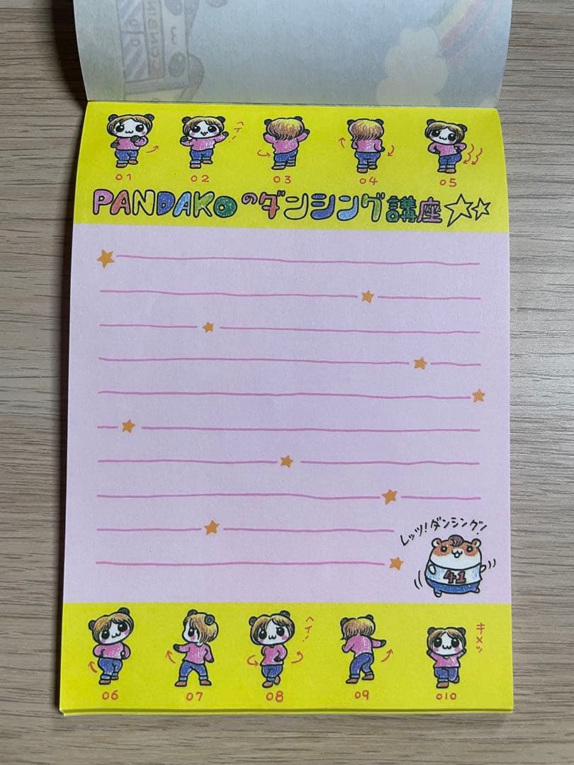 平成レトロ　メモ帳　パンダ　ギャル　レア