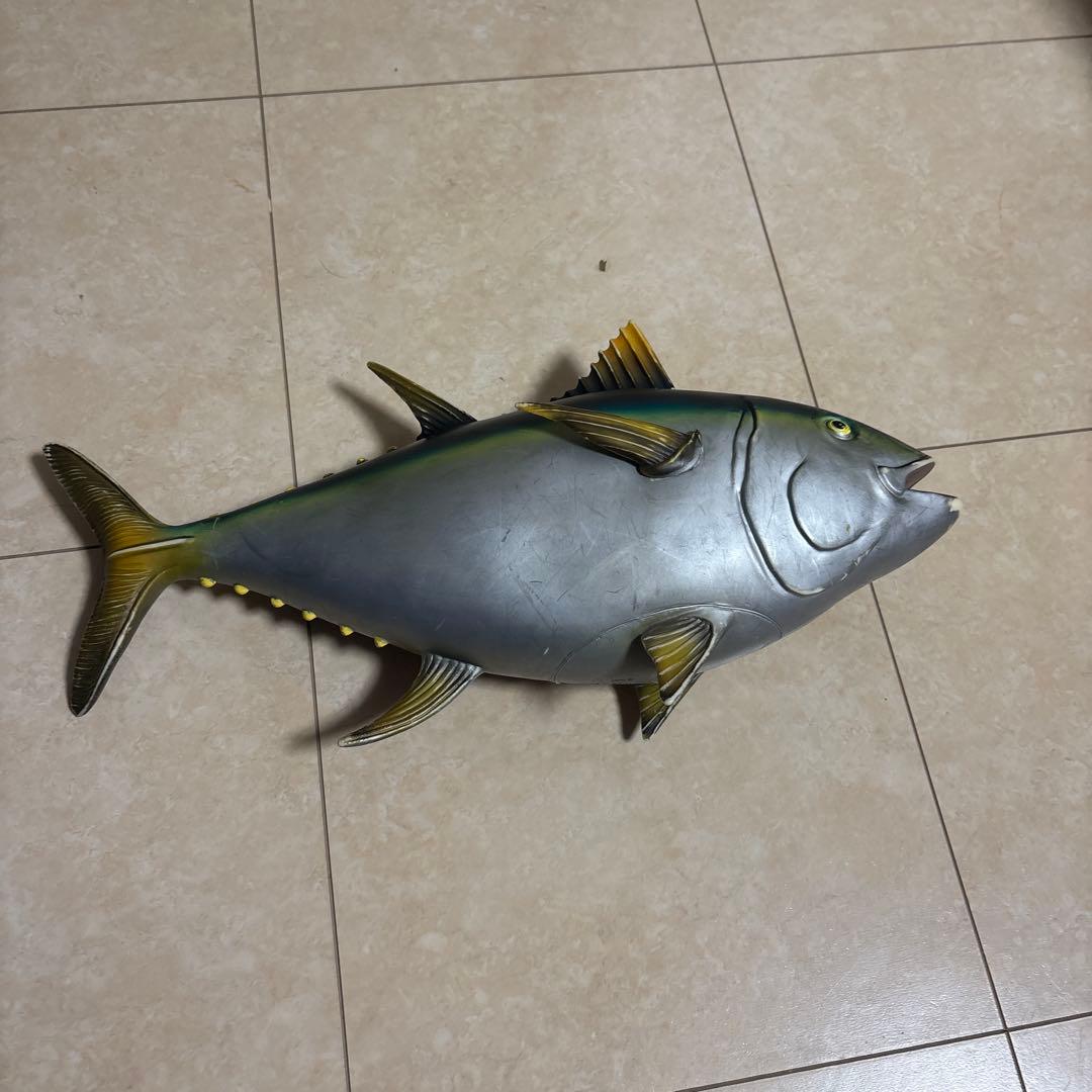 リアル魚フィギュア シルバーグリーン 約60cm