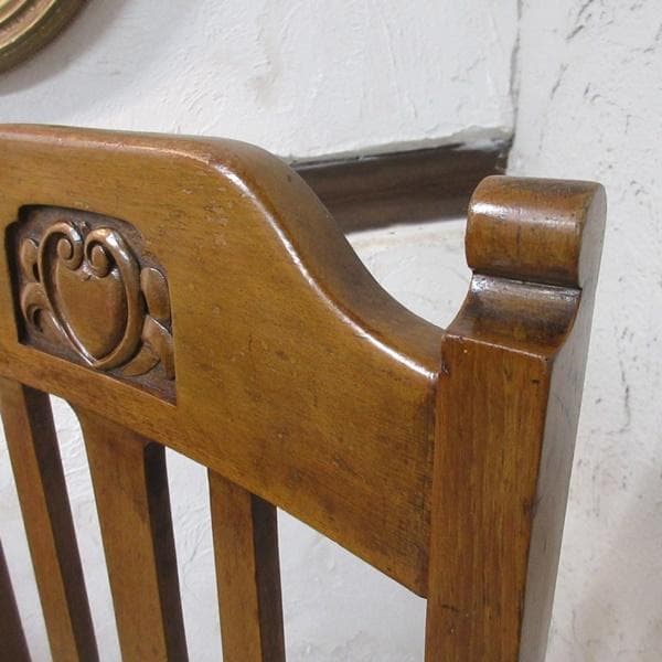 イギリス アンティーク 家具 ダイニングチェア 張りぐるみ椅子 英国 4110d