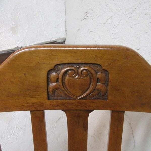 イギリス アンティーク 家具 ダイニングチェア 張りぐるみ椅子 英国 4110d