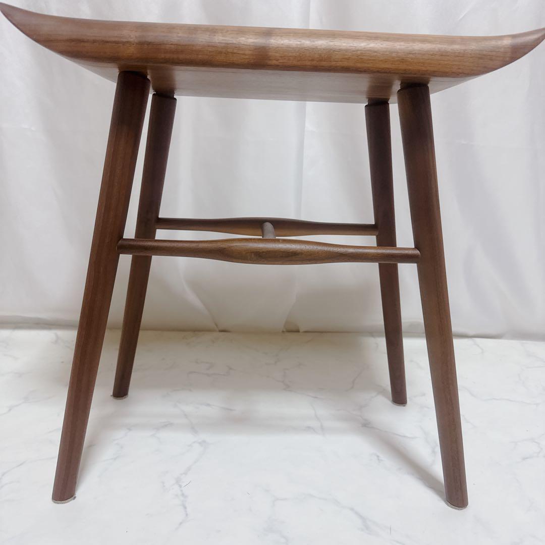 ✨美品✨スツールテーブル サイドテーブル 無垢材 ウォールナット 北欧