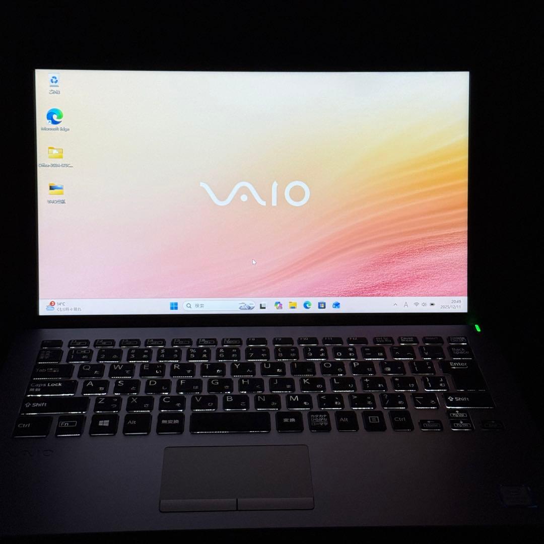 ★美品LTE★VAIO VJPG11C12N 最新Office2024 25H2