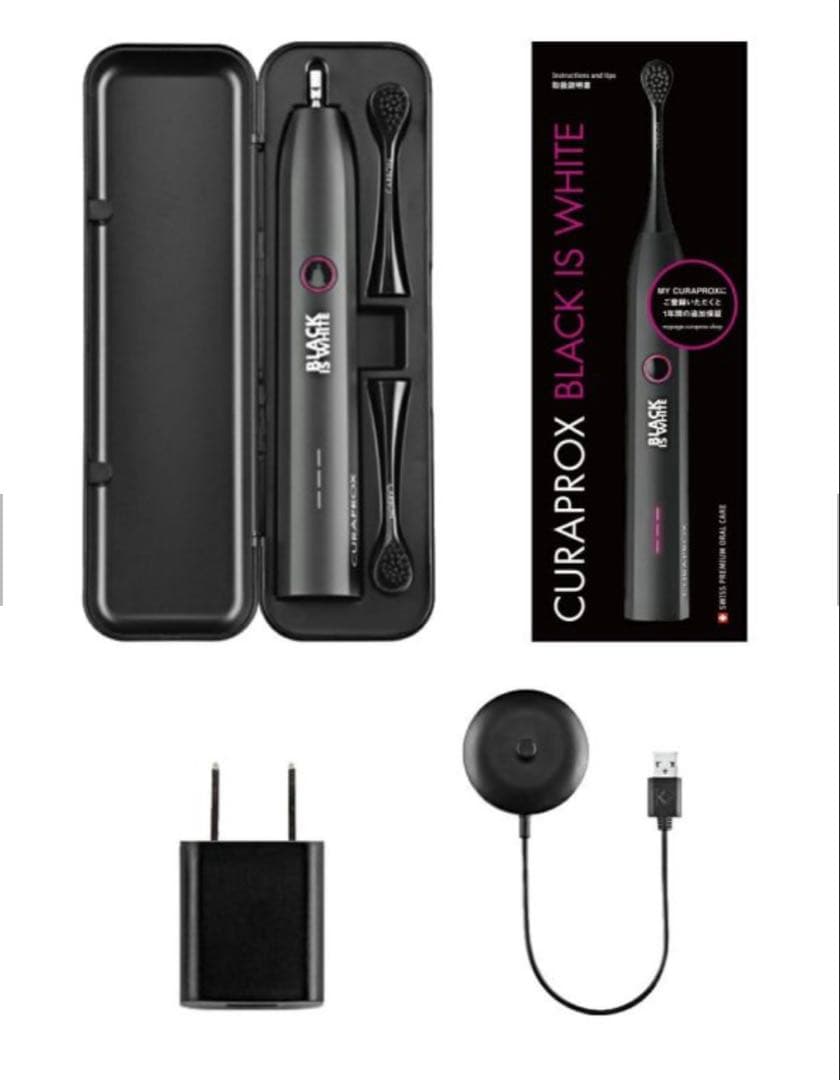 CRAPROX 超音波電動歯ブラシ BLACK IS WHITE