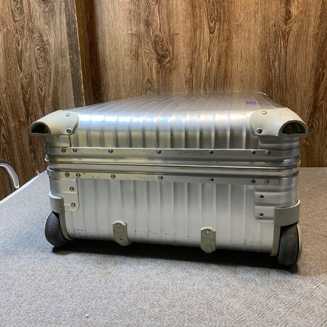 J816 RIMOWA TOPAS スーツケース 廃盤 2輪 青ロゴ リモワ