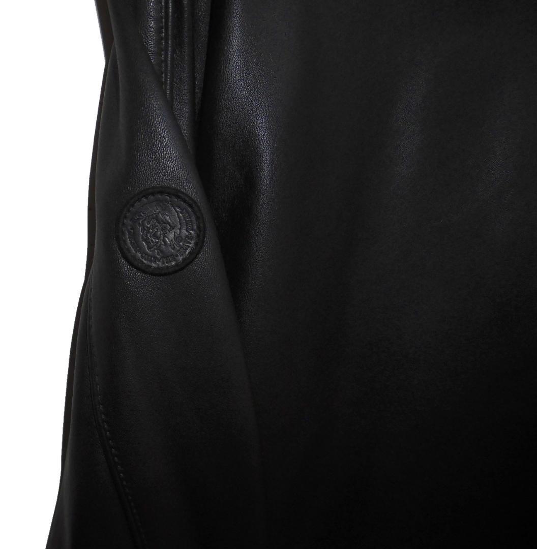 ディーゼル 羊革 ラムレザー レッドライニング バイカース シングルライダース