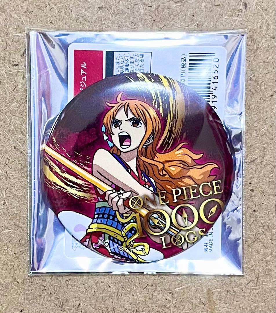 ONE PIECE ワンピース 20周年 1000話 記念 缶バッジ ナミ