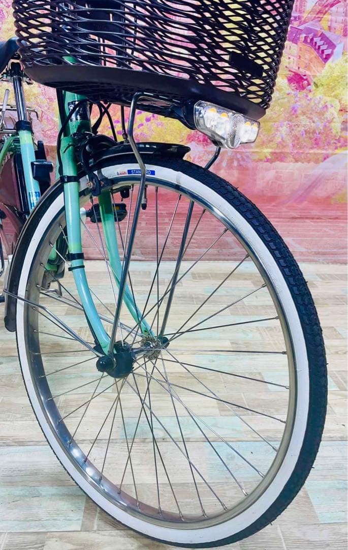 K2901 電動自転車パナソニック ママチャリ 24インチ 8Ah 送料無料