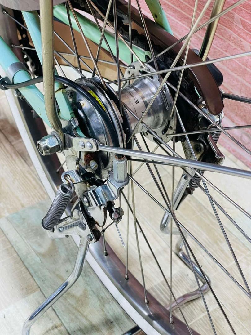 K2901 電動自転車パナソニック ママチャリ 24インチ 8Ah 送料無料