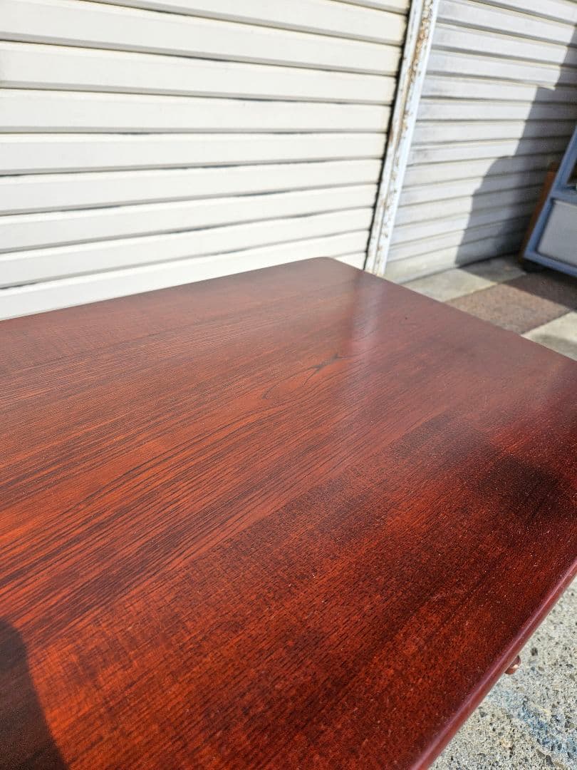 Karimoku 文机 座卓 抽斗付き 天然木製 勉強机 レトロ ヴィンテージ