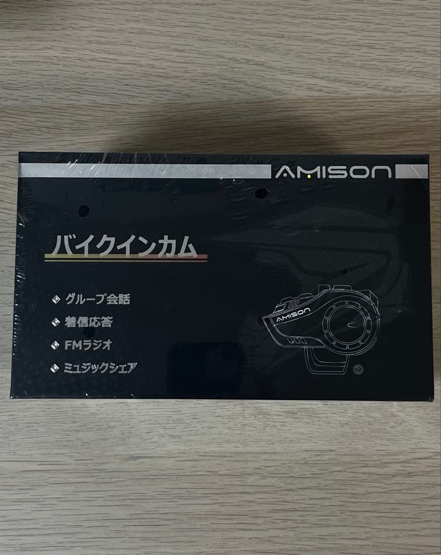 Amison G10 バイク用インカム 2台セット 赤 技適あり