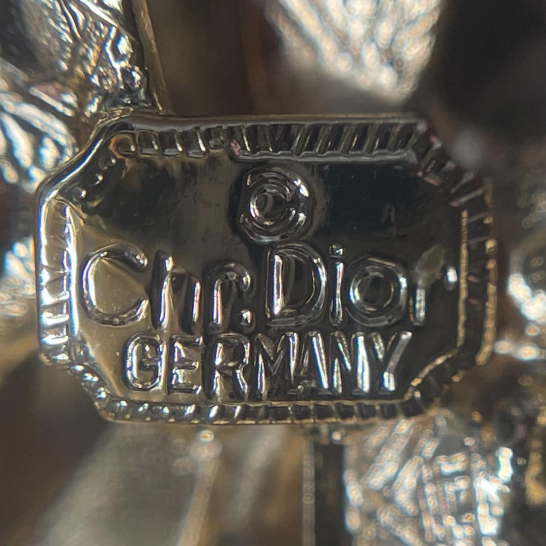 【ドイツ製】 クリスチャンディオール ブローチ リボン ビンテージ 大ぶり