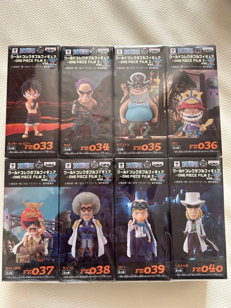 ワンピースワールドコレクタブルフィギュア Vol.5、11、12、14、17
