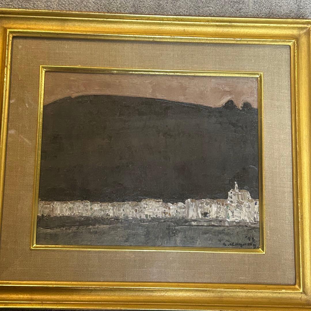 児山重芳　油絵モンタナ