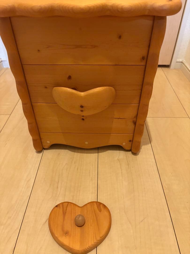 アメリカンカントリー家具　カントリーハートダストBOX ゴミ箱