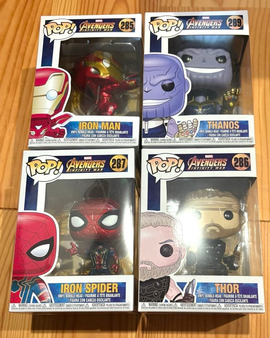 【はやいもの勝ち❗️】Funko Pop Avengers 4種セット✨