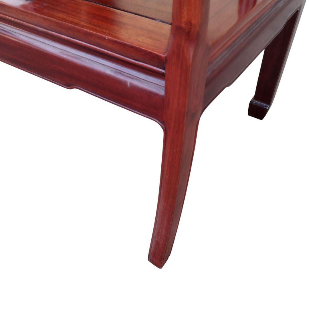 中国美術 唐木 アンティーク ヴィンテージ 唐木椅子　長椅子　昭和レトロ