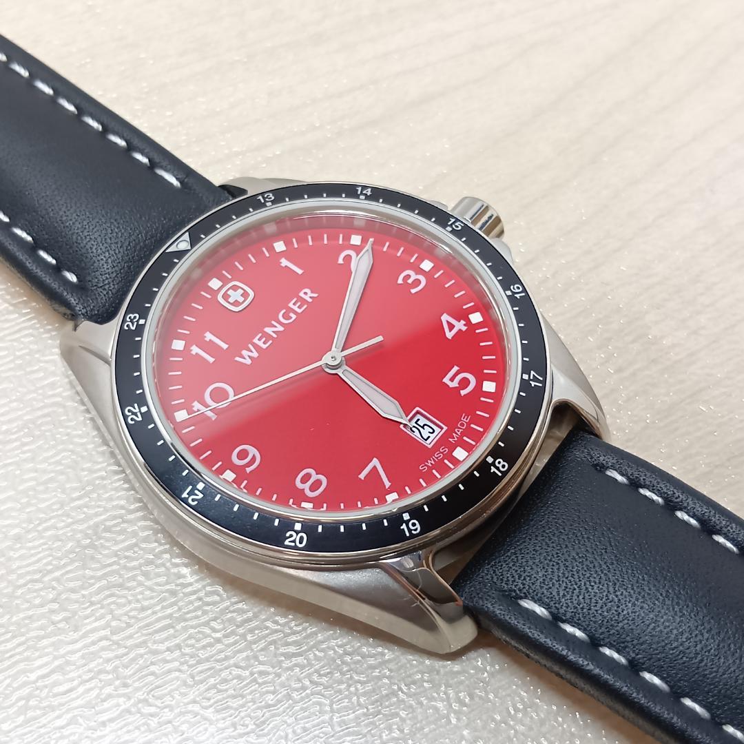希少 限定品 未使用 ウェンガー Wenger 7212X クォーツ メンズ