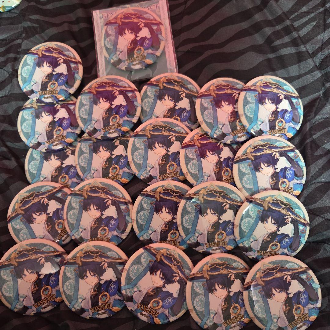 原神 放浪者 缶バッジ 22個